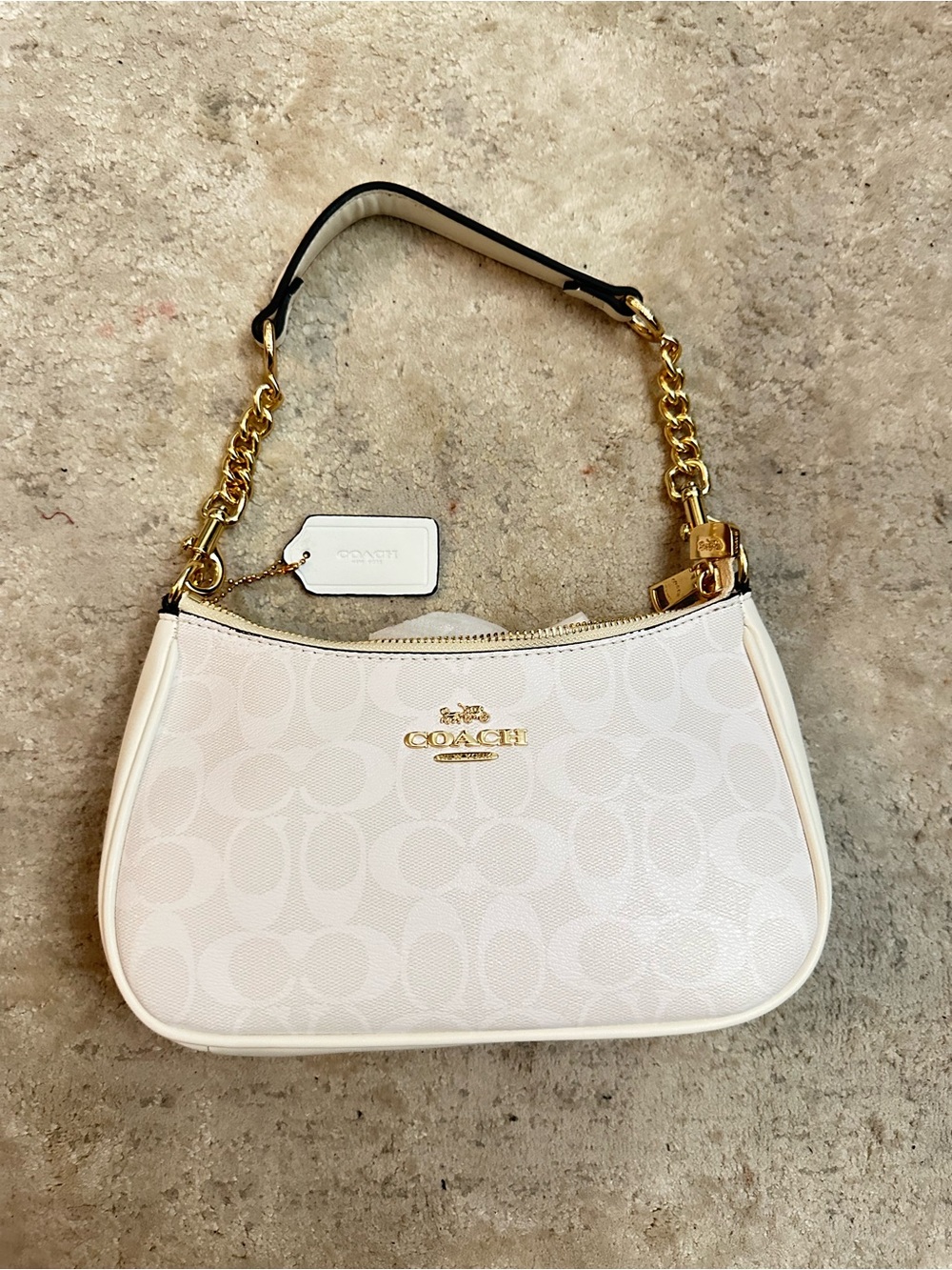 Coach Terri Bag Logo Chain-Handle Shoulder Bag